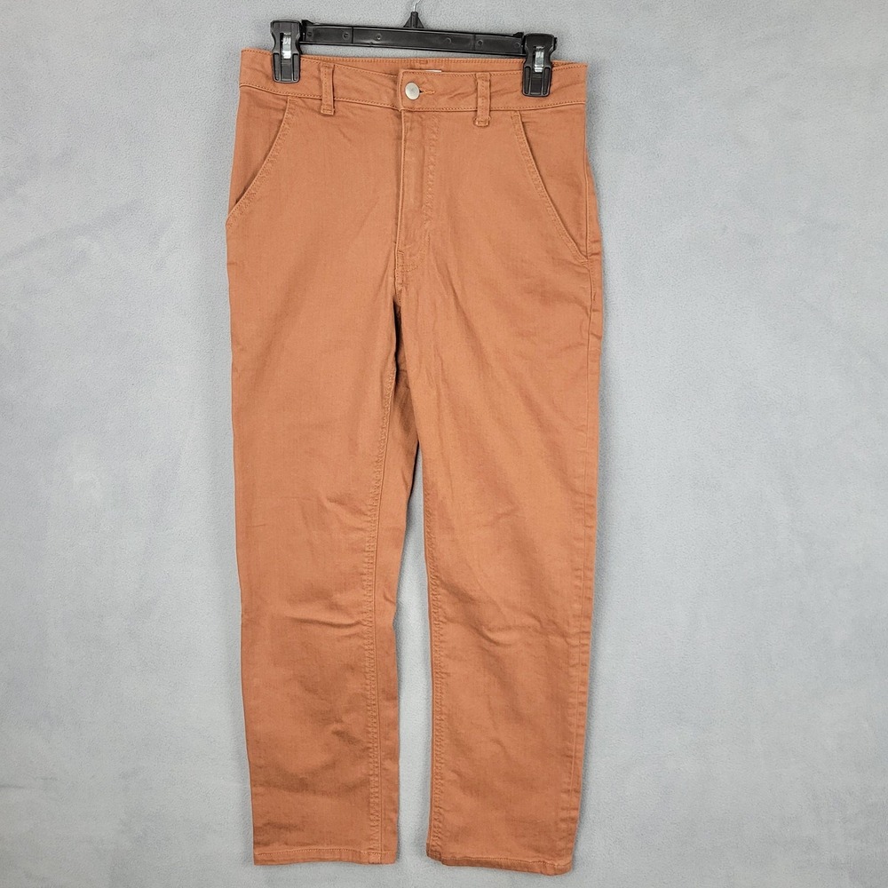 Women's Straight Leg Pants in Rust